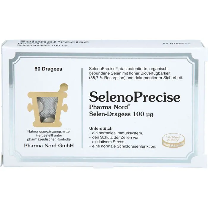 SELENOPRECISE 100 μg Pharma Nord Dragees 60 Stück