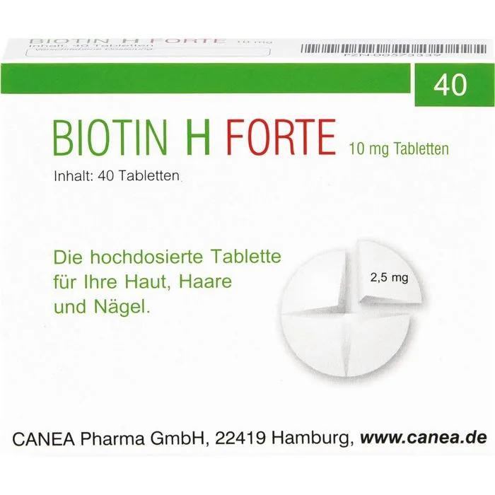 BIOTIN H forte 10 mg Tabletten 40 Stück