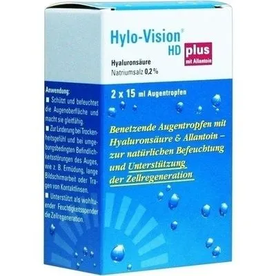 HYLO-VISION HD Plus Augentropfen 2X15 ml