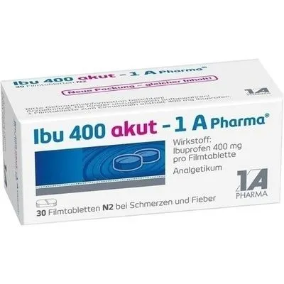 IBU 400 akut-1A Pharma Filmtabletten 30 St