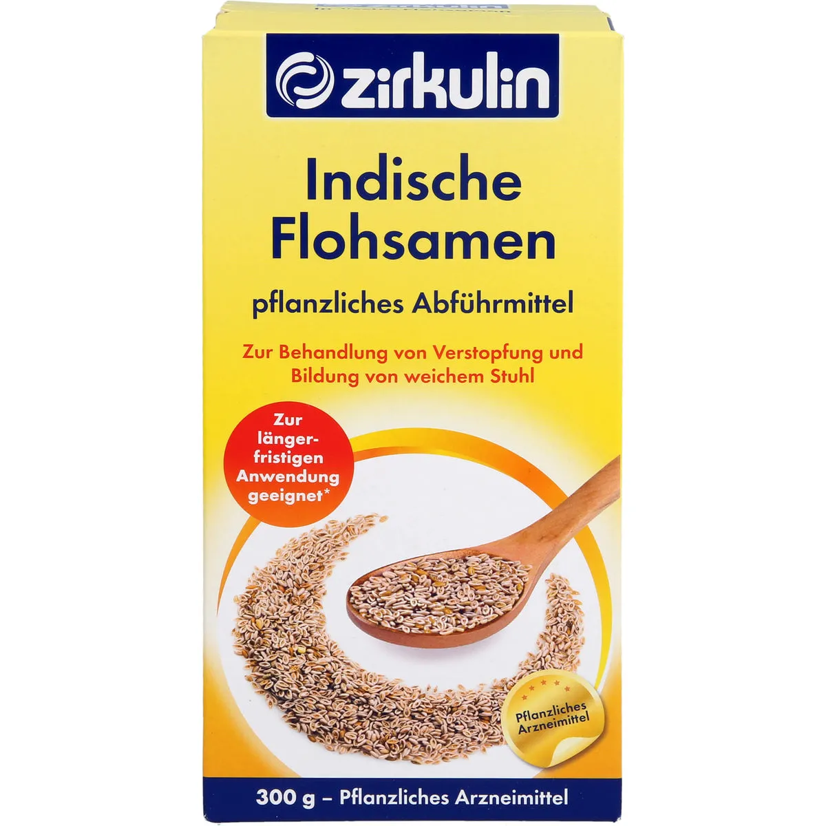 zirkulin Indische Flohsamen zur Behandlung von Verstopfung, 300 g Pulver