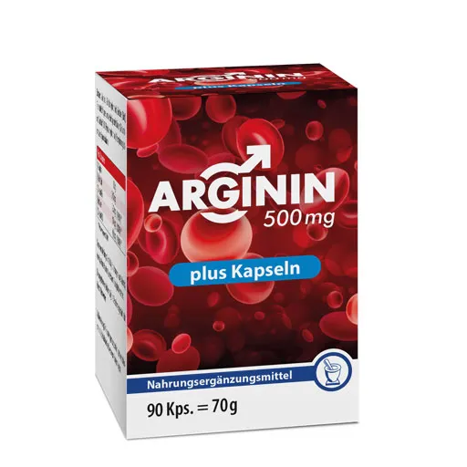 ARGININ 500 mg Plus Kapseln 90 St