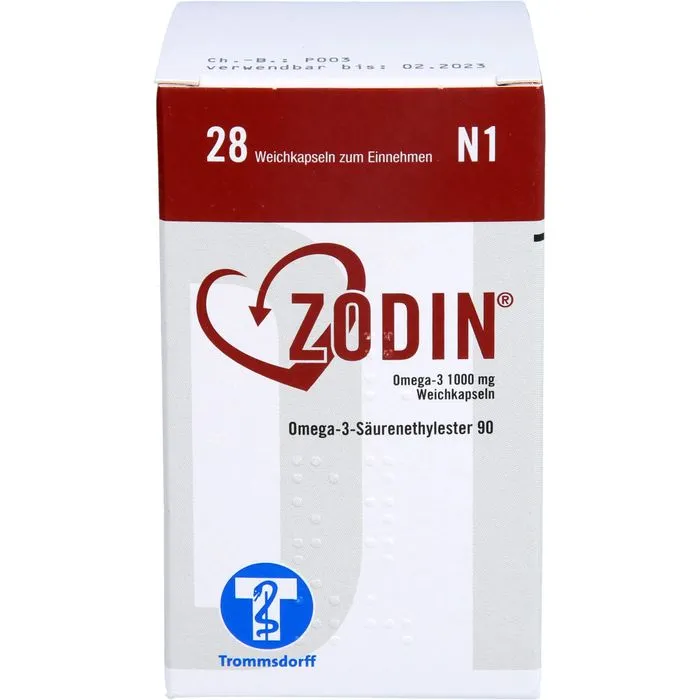 ZODIN Omega-3 1000 mg Weichkapseln 28 St