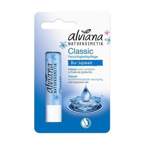 Alviana Klassischer Lippenbalsam mit Bio-Jojobaöl