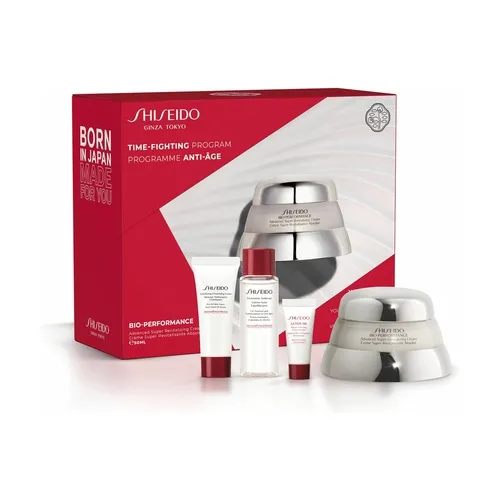 Shiseido Bio-Performance Pack Advanced Super Revitalizing Cream + Reinigungsseife + Toner + Ultimune Energy Infusionskonzentrat