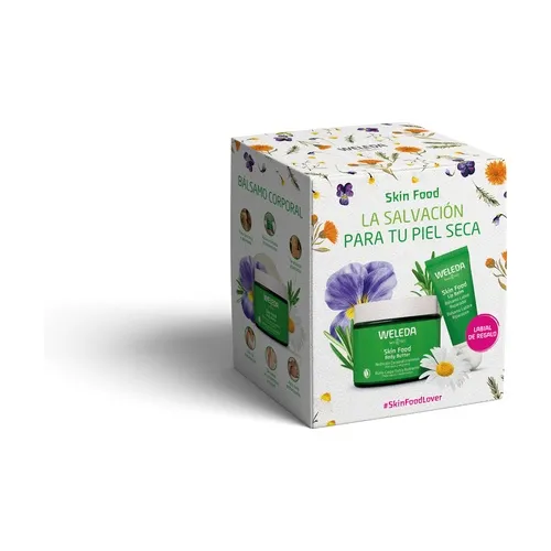 Weleda Packen Sie Skinfood-Körperbutter + Lippenbalsam