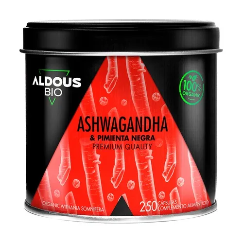 Aldous Bio Bio-Ashwagandha 2160 mg mit schwarzem Pfeffer