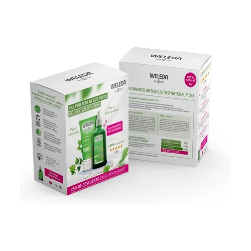 Weleda Körperpeelingpackung + Birkenöl (Cellulite)