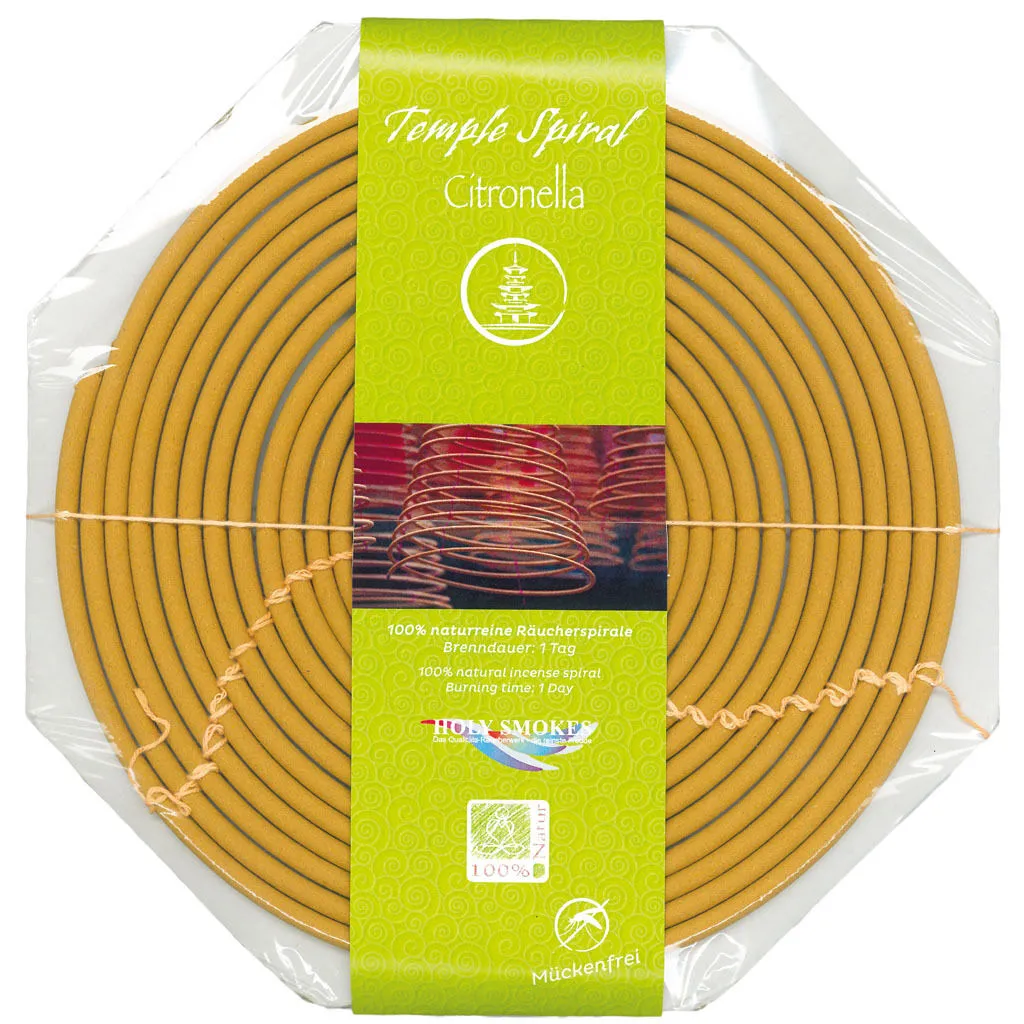 Räucherspirale Citronella 1 Tag Brenndauer, ca. 90 g