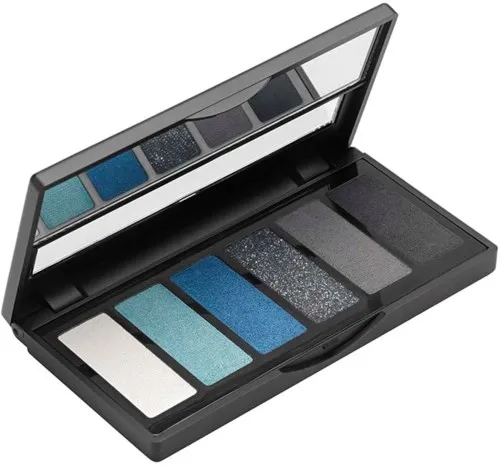 Aden Eyeshadow Palette 6 shades Black/Blue 01