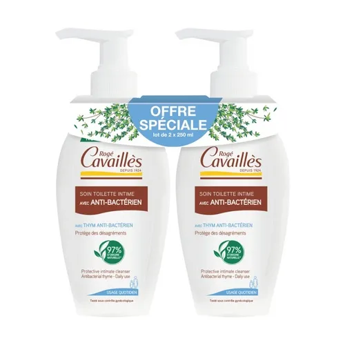 Roge cavailles Intime antibakterielle Reinigungspackung für den täglichen Gebrauch