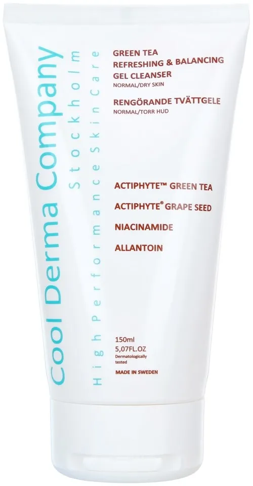 Cool Derma Skin Stamina Green tea balancing gel cleanser  150 ml