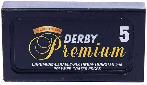 Derby Premium Double Edge Razor Blades 5-Pack 5 St.