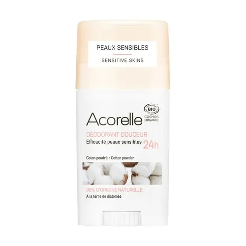 Acorelle Deodorant Stick Gel - Baumwollpulver
