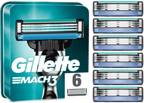 Gillette Mach3 Men's Razor Blade 6 St.
