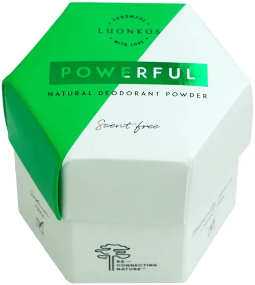 Luonkos Powerful Natural Deodorant Powder Scent-Free 50 g