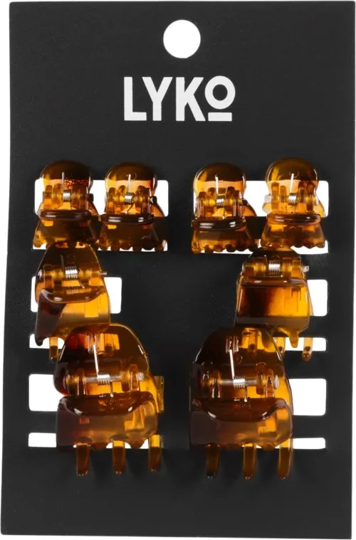 By Lyko Hair Clips Brown